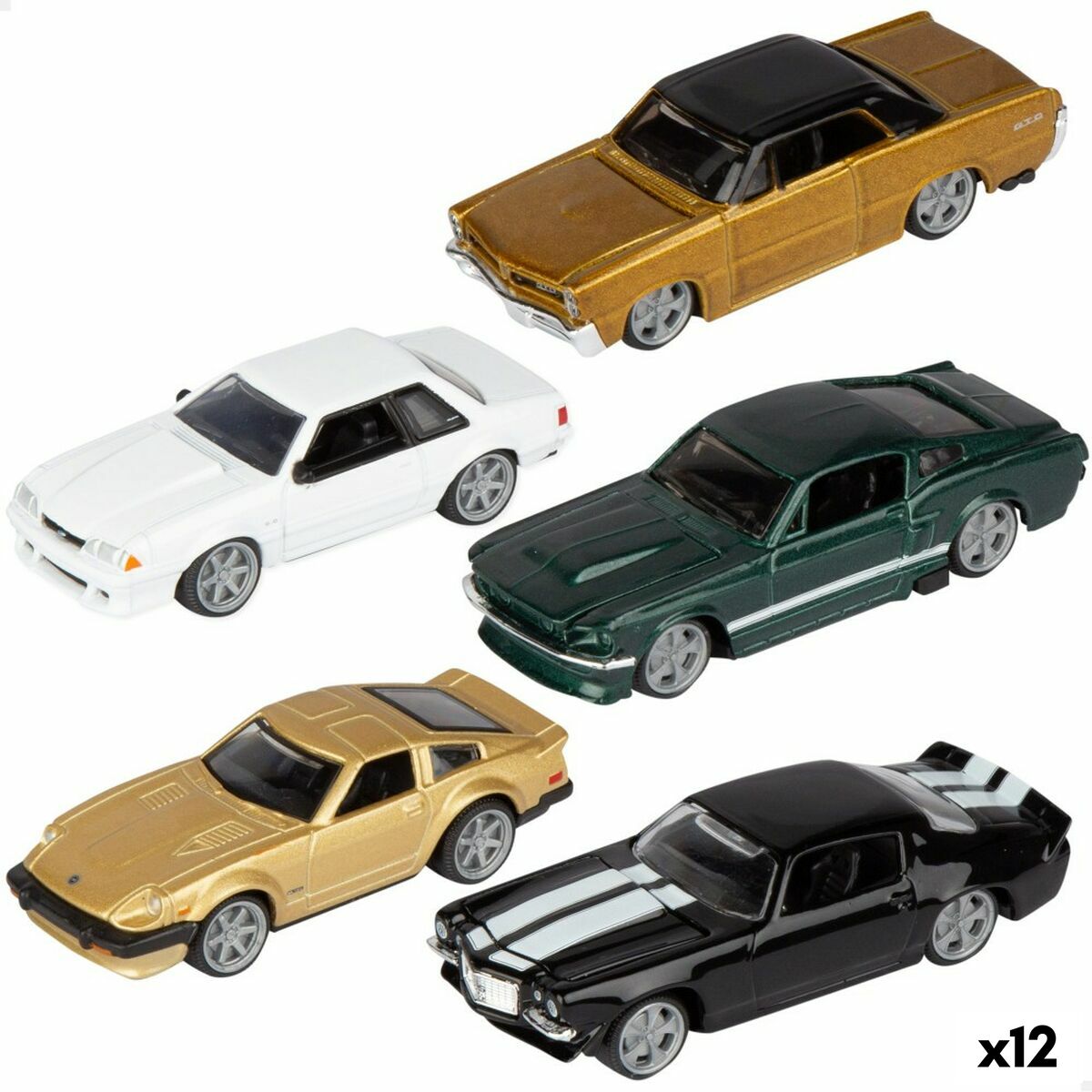 Set 5 Coches Bburago 1:64 (12 Unidades)