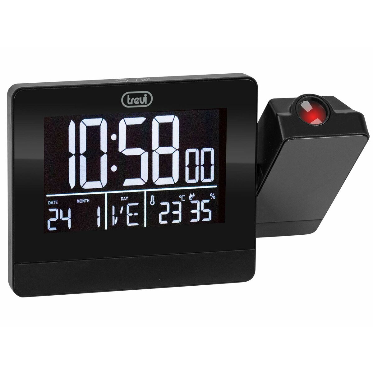 Reloj de Mesa Trevi 0088400 Negro (1 unidad)