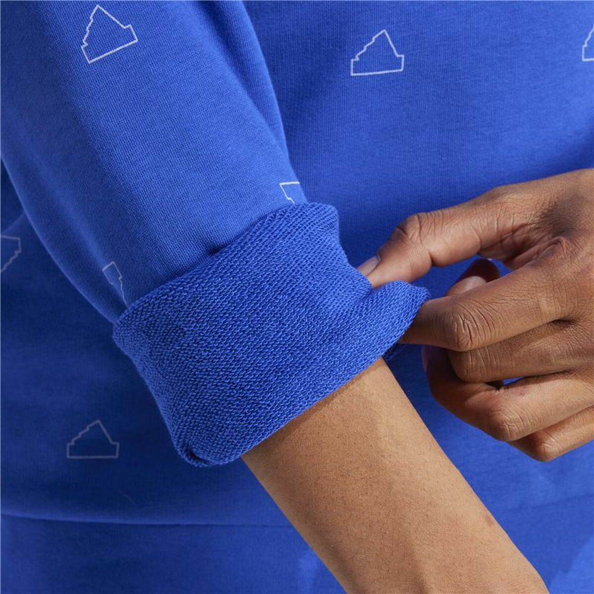 Sudadera sin Capucha Hombre Adidas Mngrm Azul