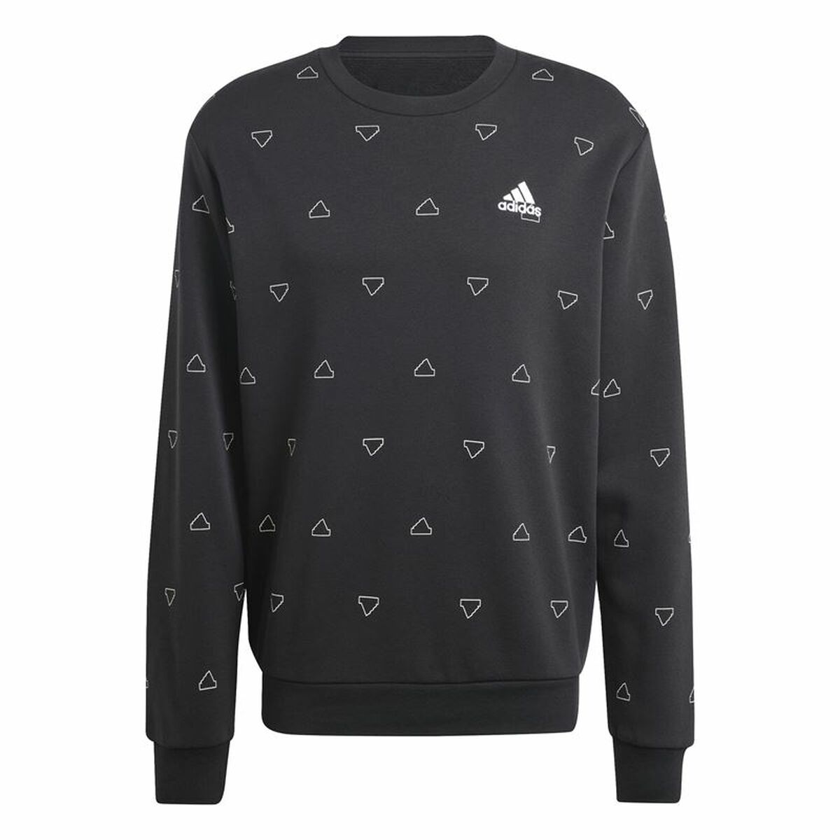 Sudadera sin Capucha Hombre Adidas Mngrm Negro