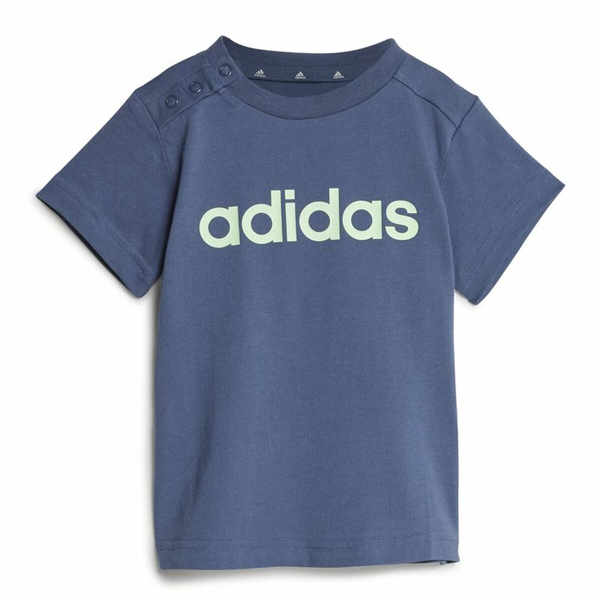 Conjunto Deportivo para Bebé Adidas I Lin Co Set Infantil Azul Gris Multicolor