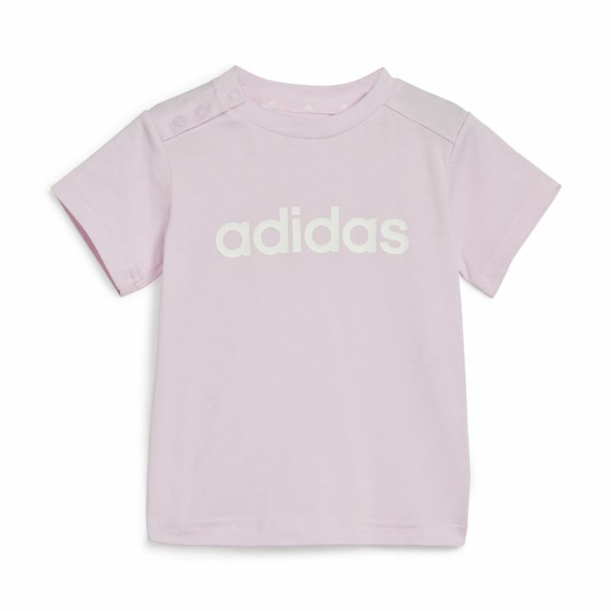 Conjunto Deportivo para Bebé Adidas I Lin Co Set Gris Rosa