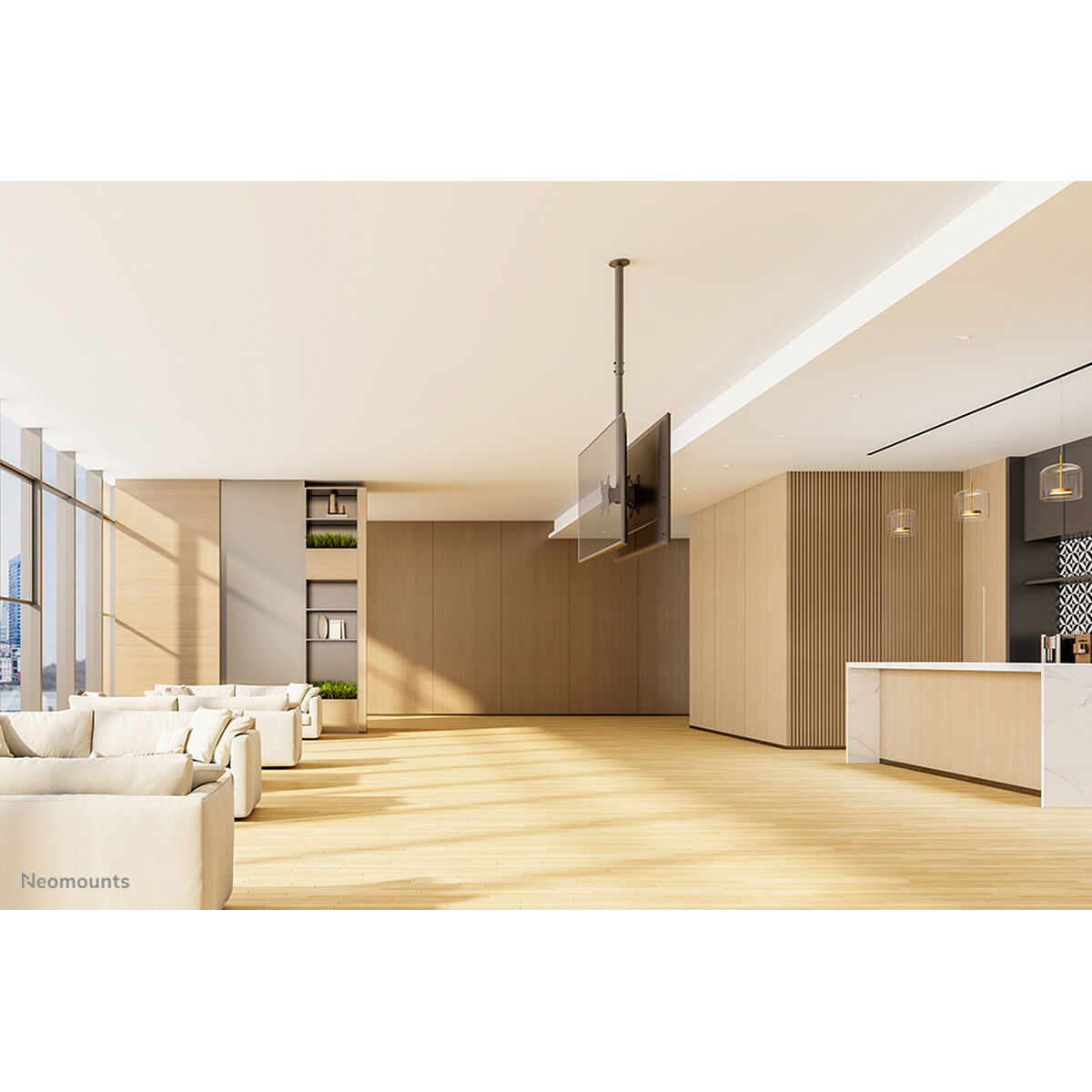 Soporte de Mesa para Pantalla Neomounts CL35-340BL22 42" 23"-42" 43"