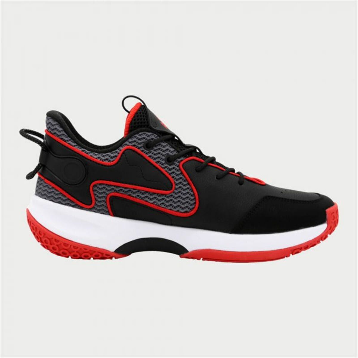Zapatillas de Baloncesto para Adultos Peak Game 3 Negro Rojo