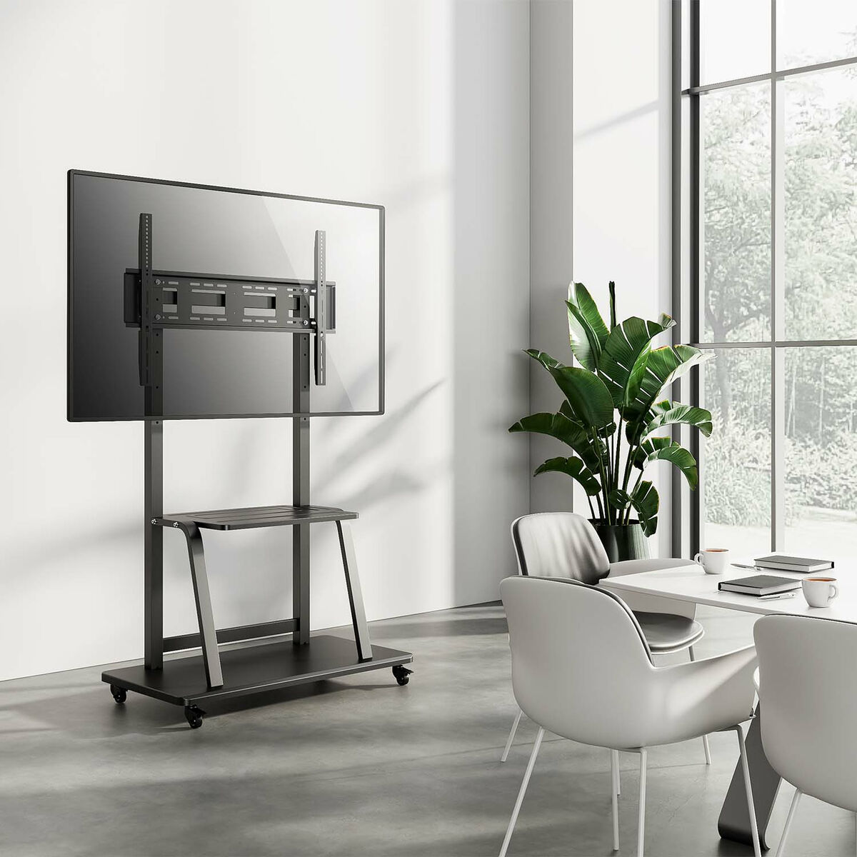 Soporte TV Aisens FT100E-231 Negro 37" 150 kg 100"