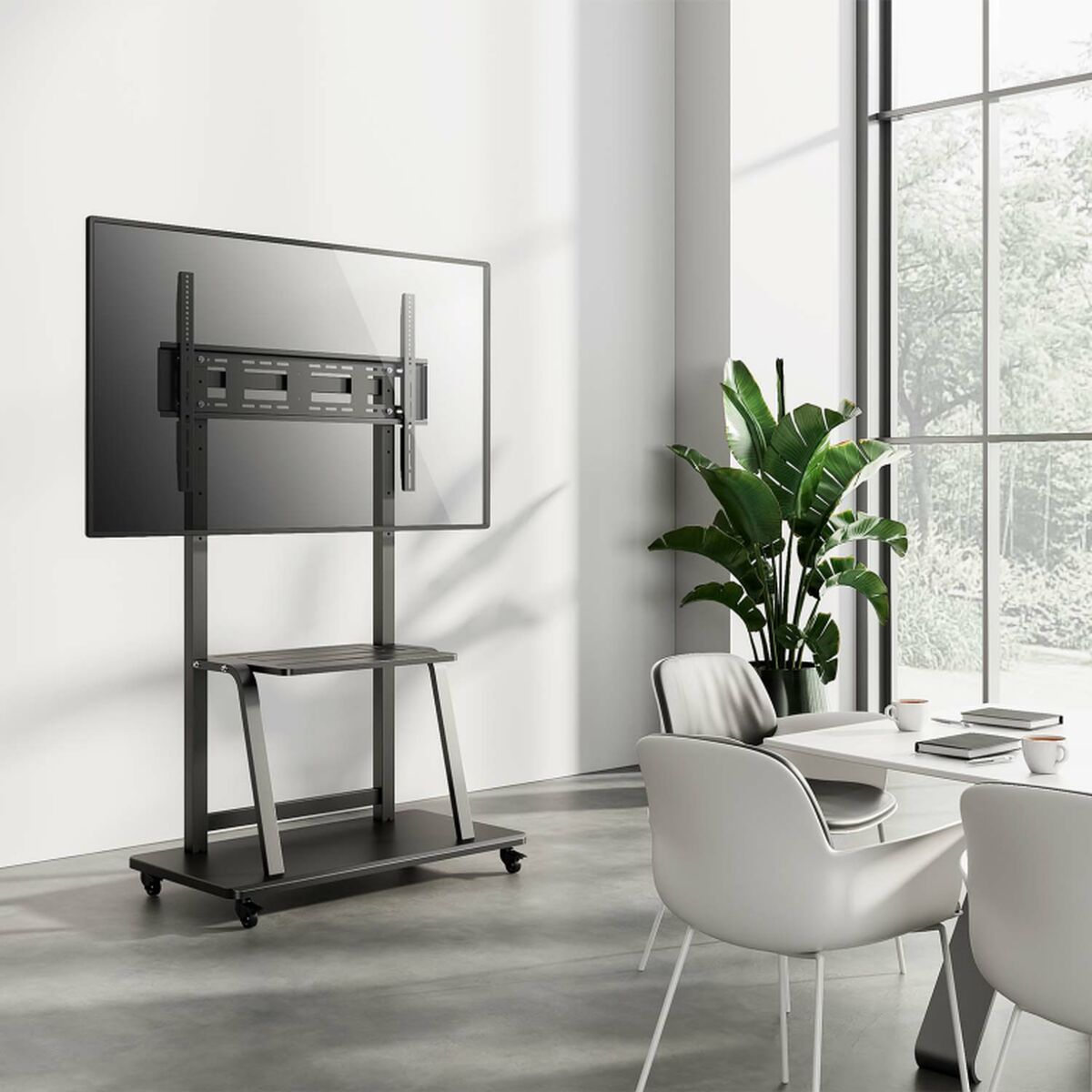 Soporte TV Aisens FT100E-231 Negro 37" 150 kg 100"