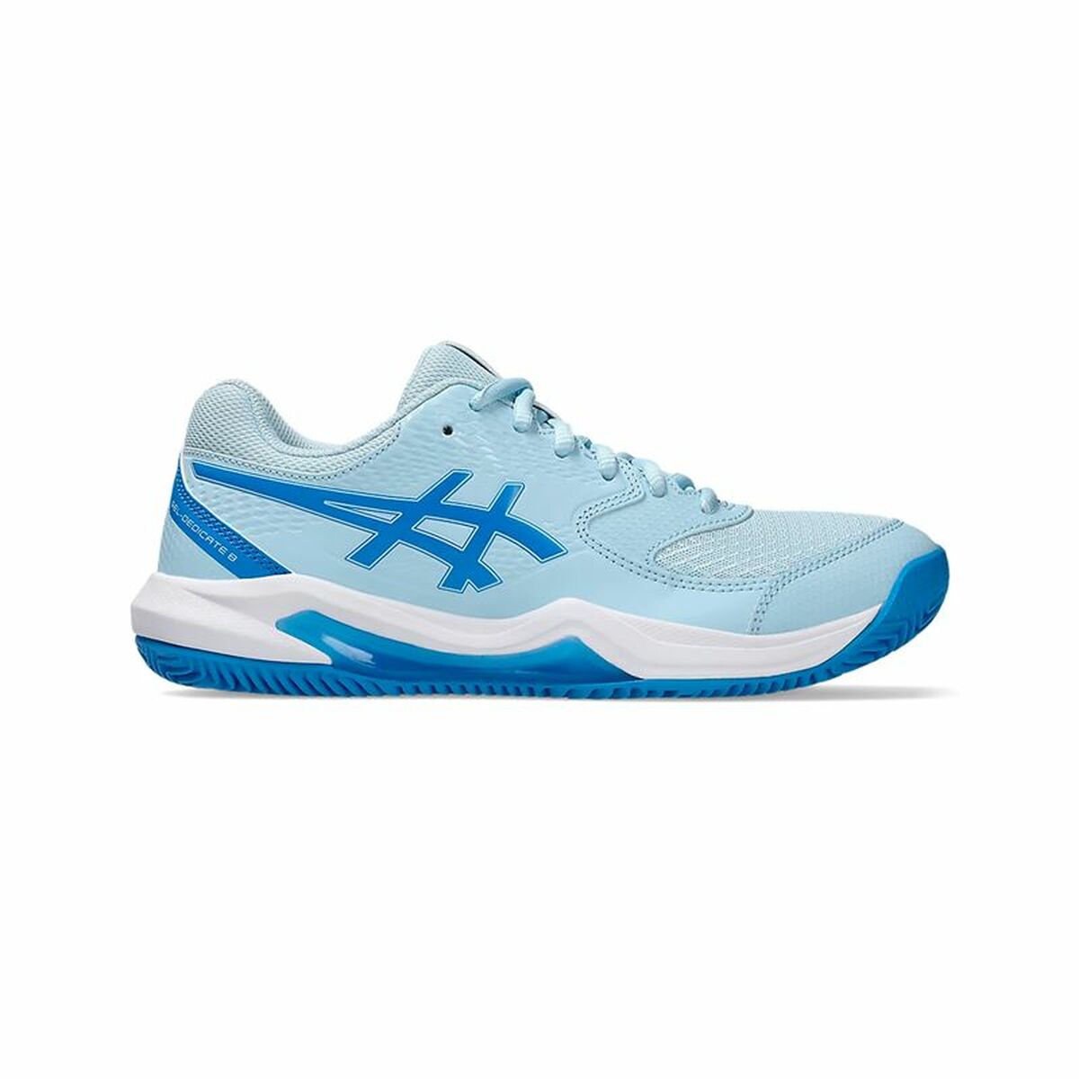 Zapatillas de Tenis para Mujer Asics Gel-Dedicate 8 Clay Azul claro
