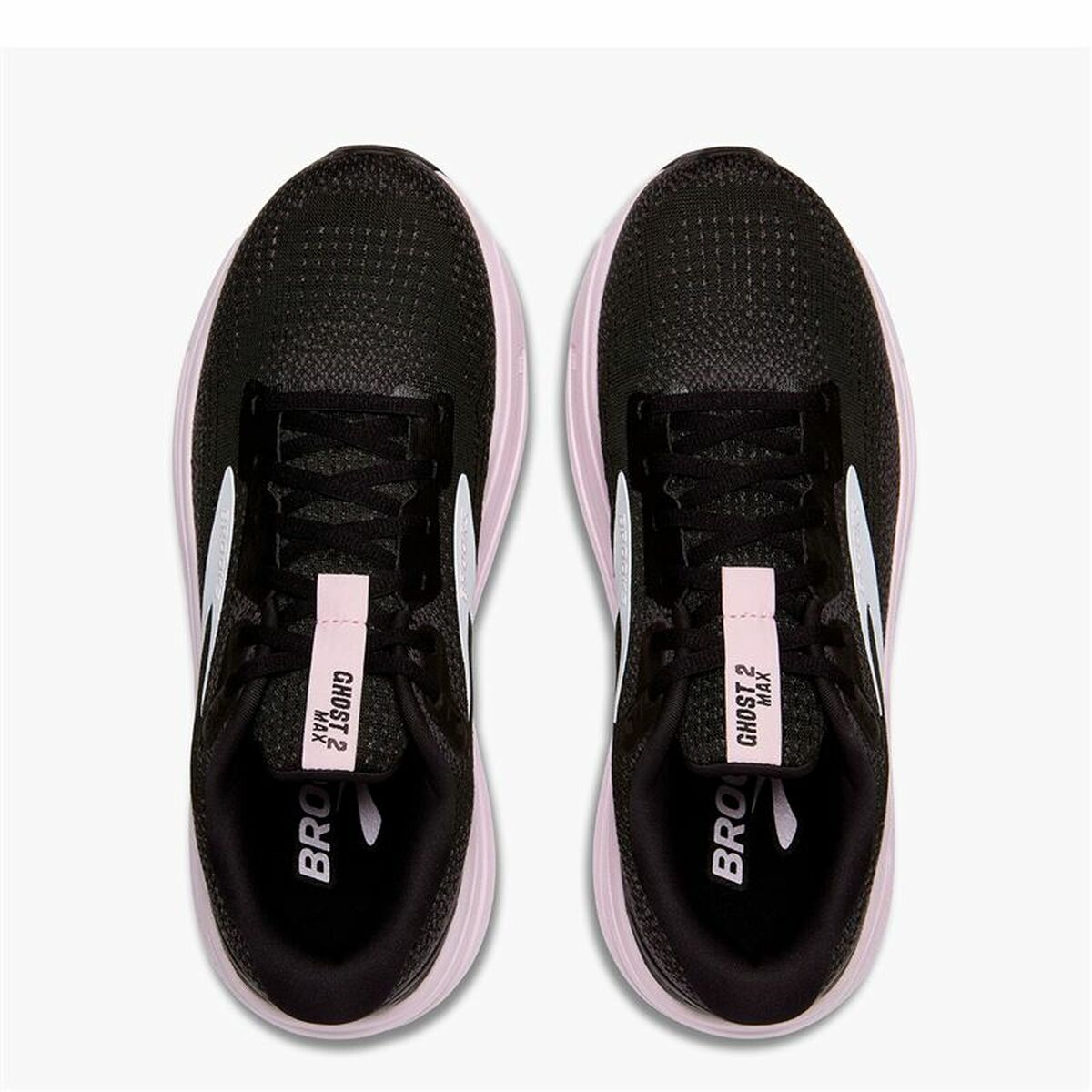 Zapatillas de Running para Adultos Brooks Ghost Max 2 Negro Rosa
