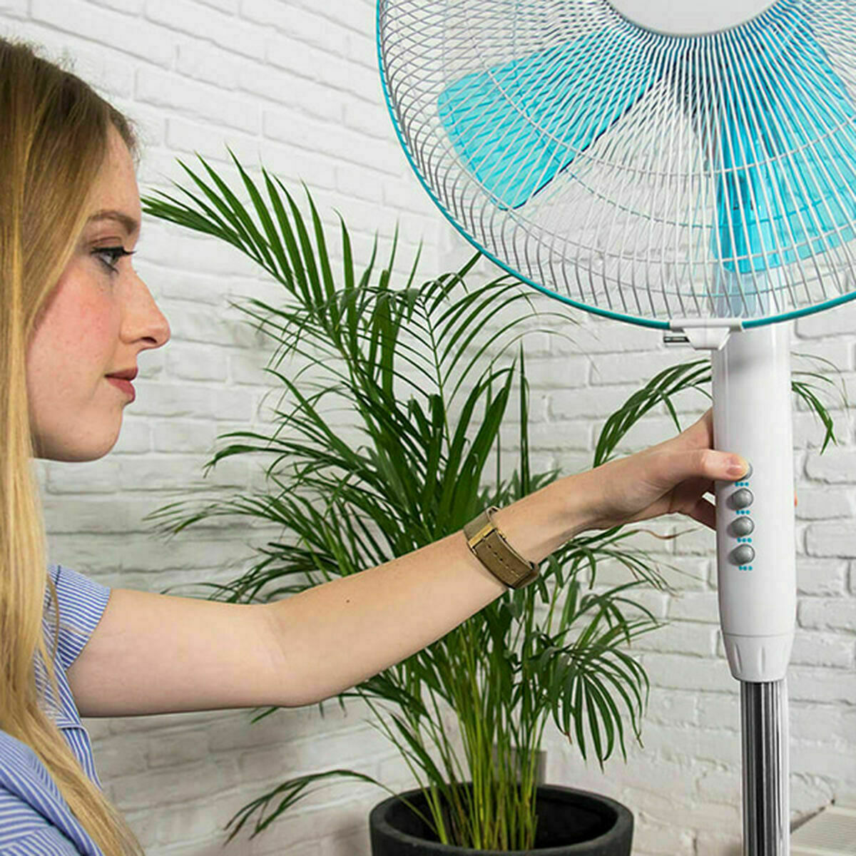 Ventilador de Pie Cecotec Blanco 40 W (Reacondicionado A)