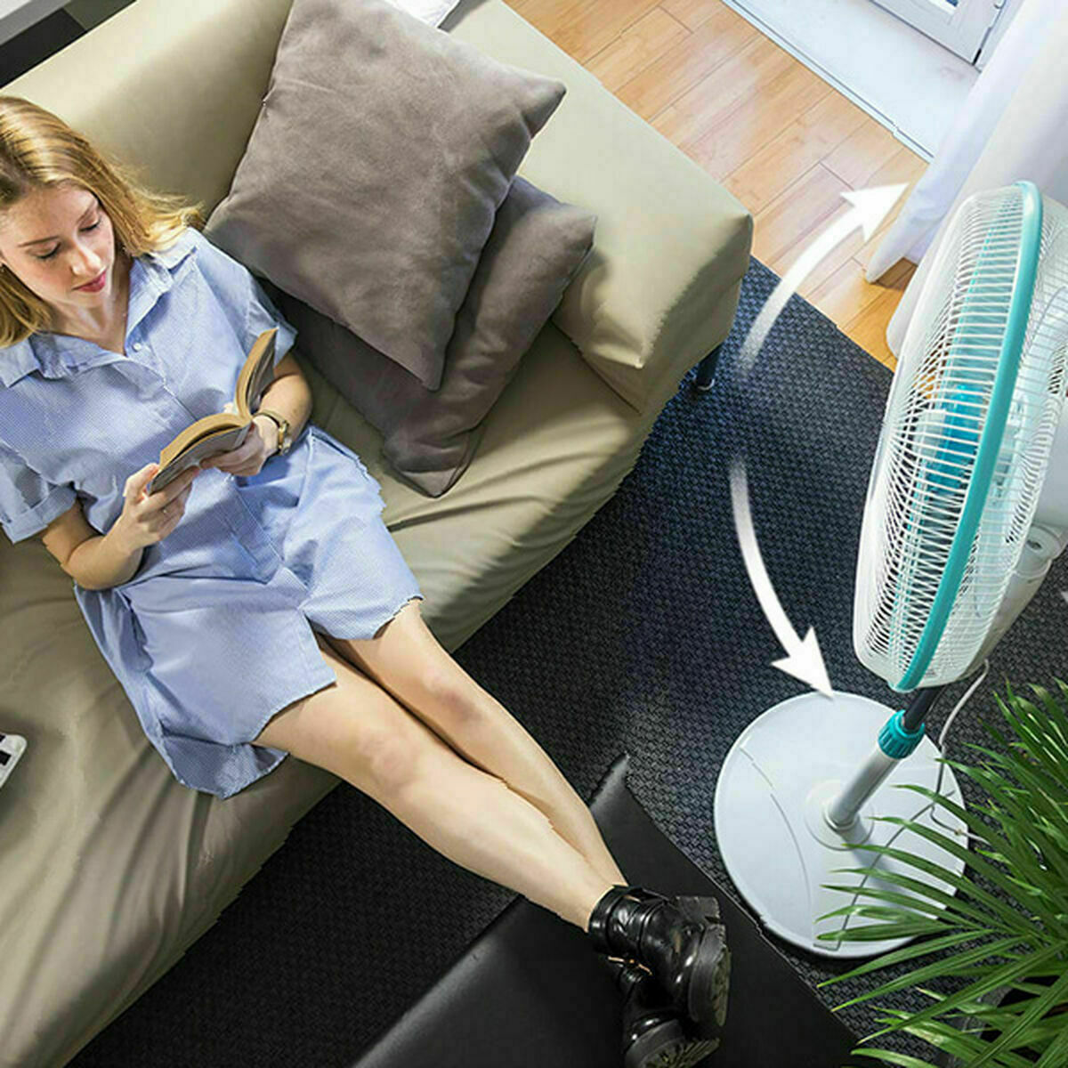 Ventilador de Pie Cecotec Blanco 40 W (Reacondicionado A)