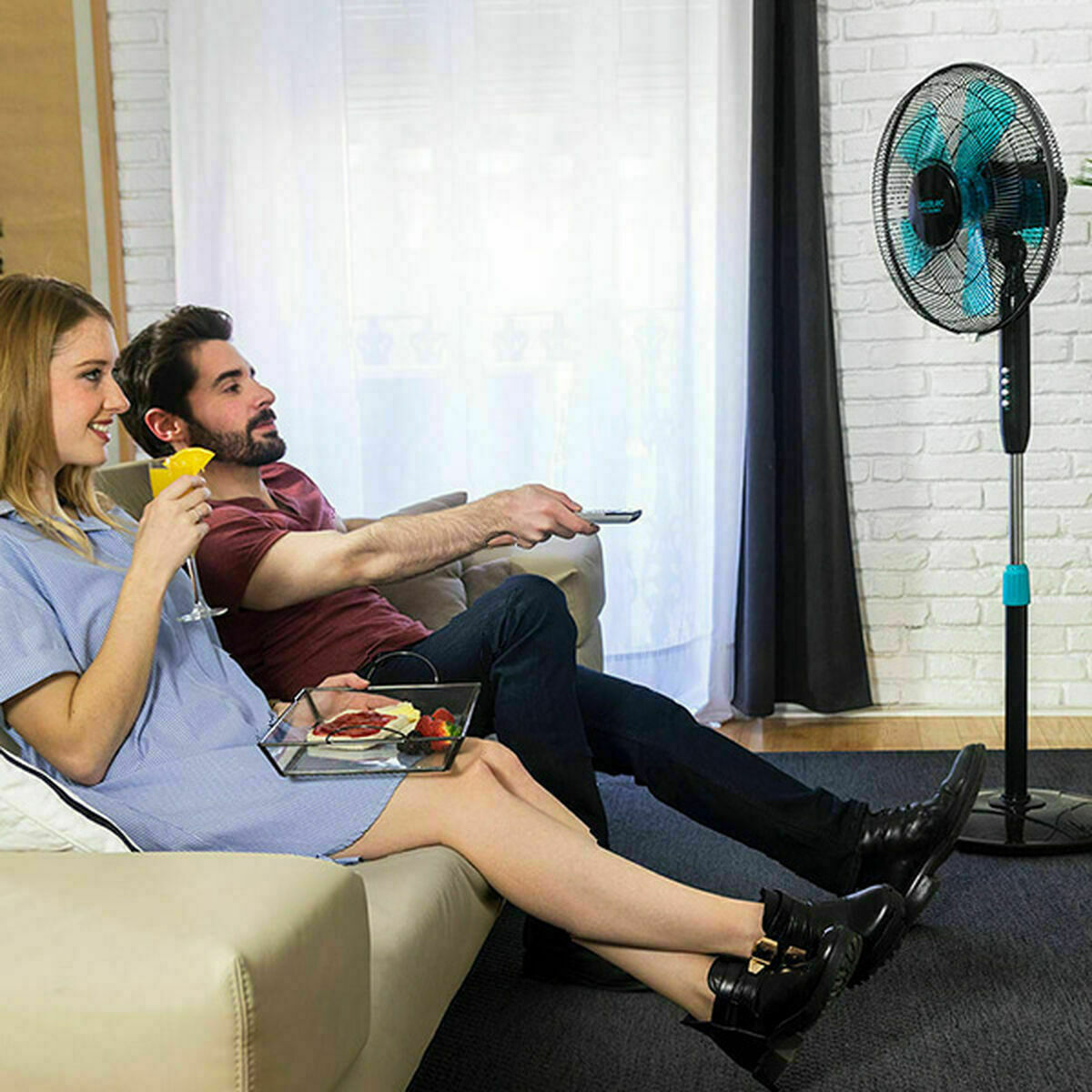 Ventilador de Pie Cecotec Blanco 40 W (Reacondicionado A)