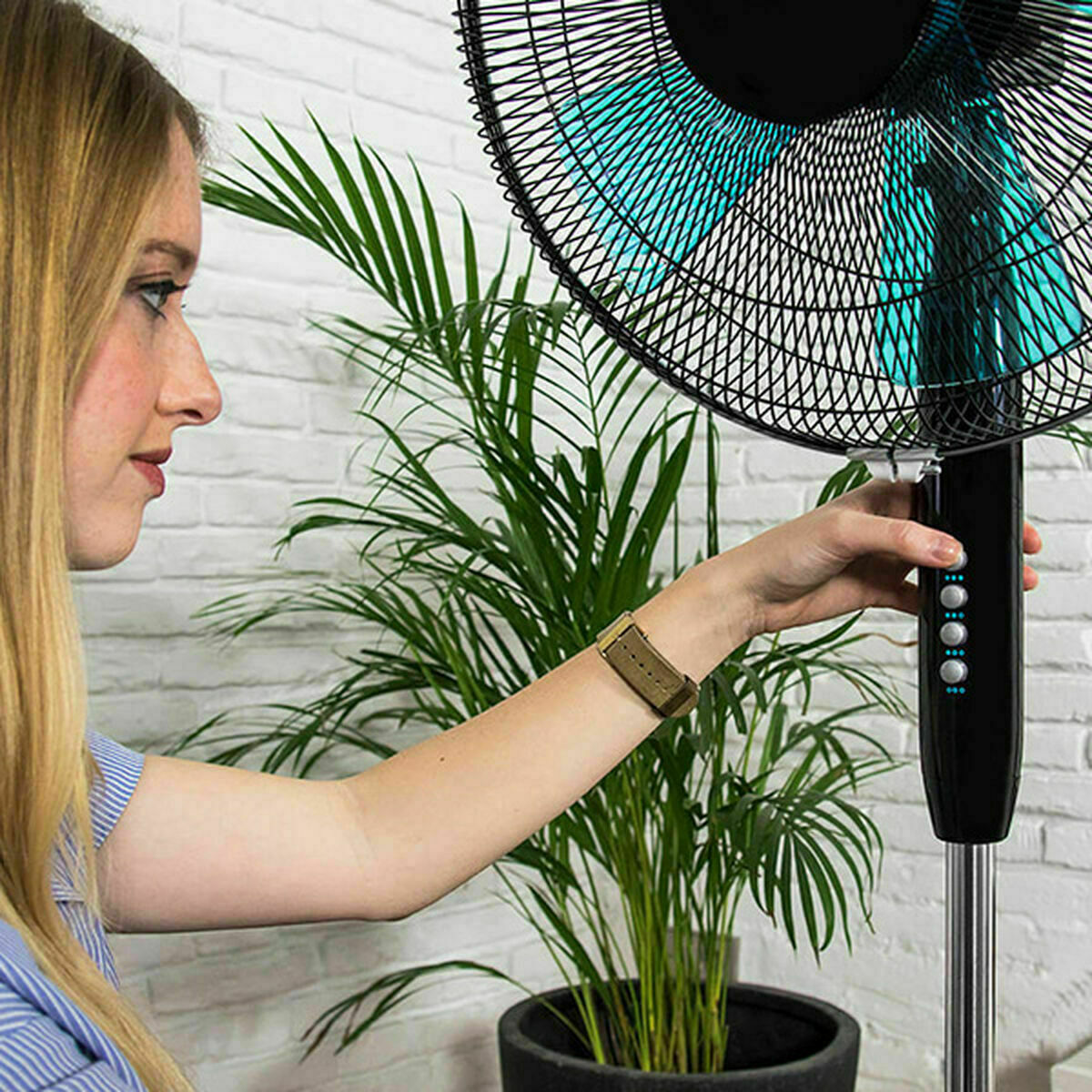 Ventilador de Pie Cecotec Blanco 40 W (Reacondicionado A)