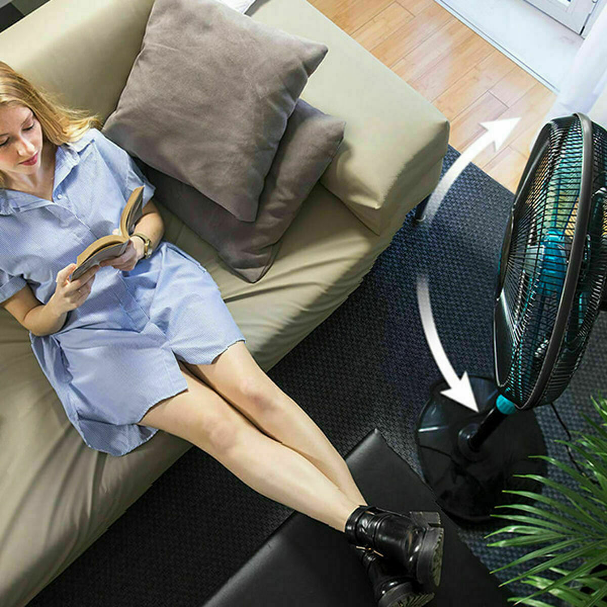 Ventilador de Pie Cecotec Blanco 40 W (Reacondicionado A)