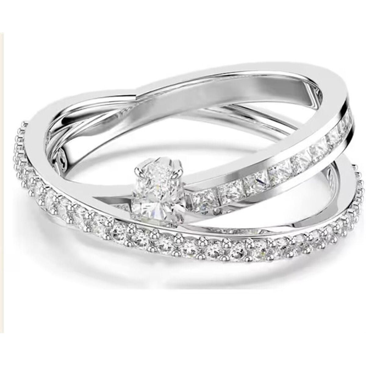 Anillo Mujer Swarovski 5691230 Plateado 18