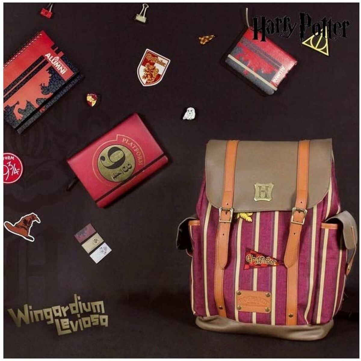 Libreta de Anillas Harry Potter Bordeaux