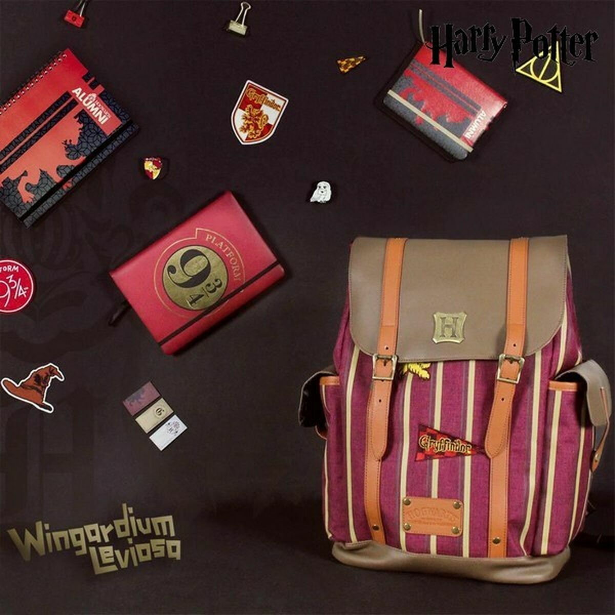 Libreta de Anillas Harry Potter Bordeaux