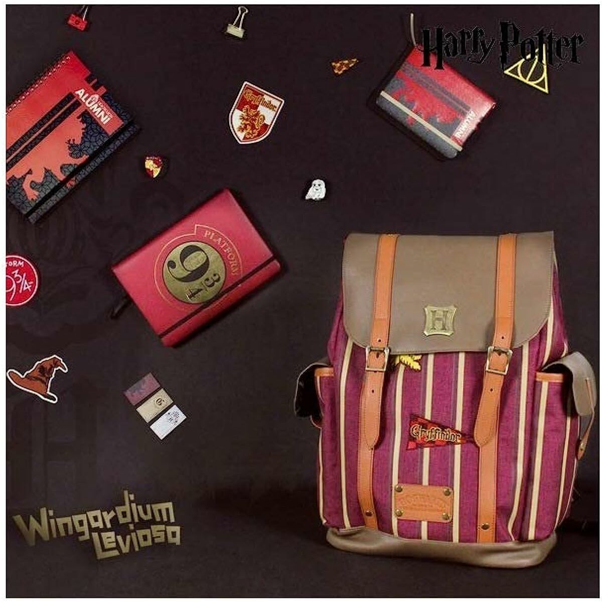 Libreta de Anillas Harry Potter Bordeaux