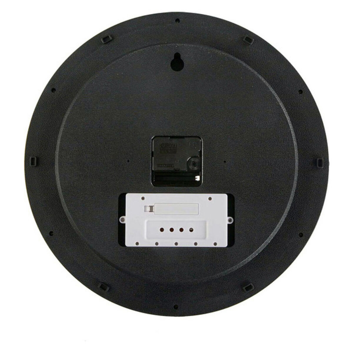 Reloj de Pared Versa Negro Plástico Minimalista 4 x 35 x 35 cm