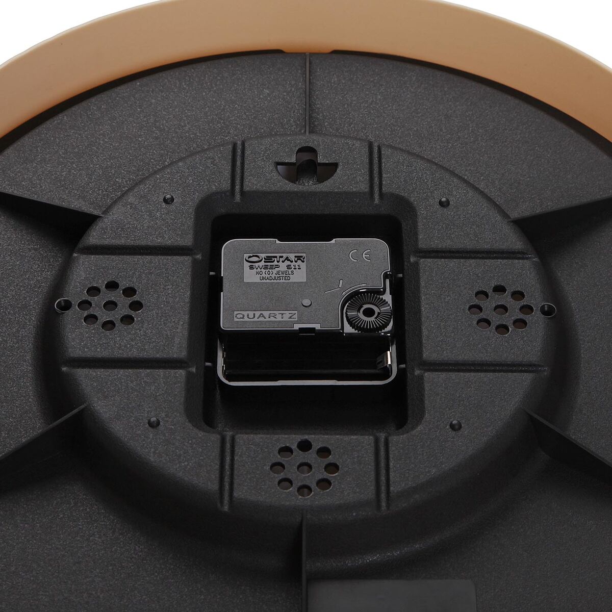 Reloj de Pared Versa Gris Plástico Minimalista 4,1 x 30 x 30 cm