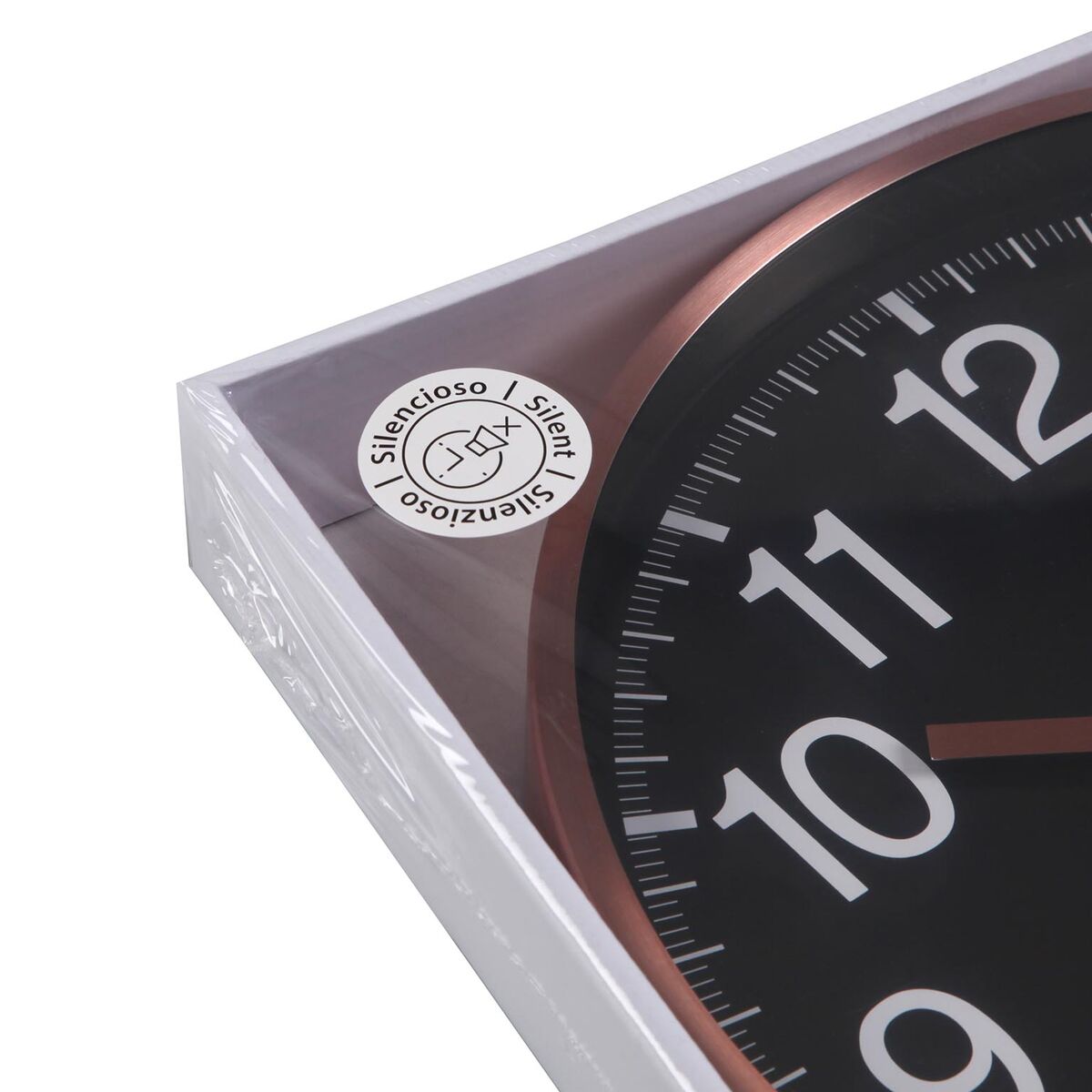 Reloj de Pared Versa Negro Metal