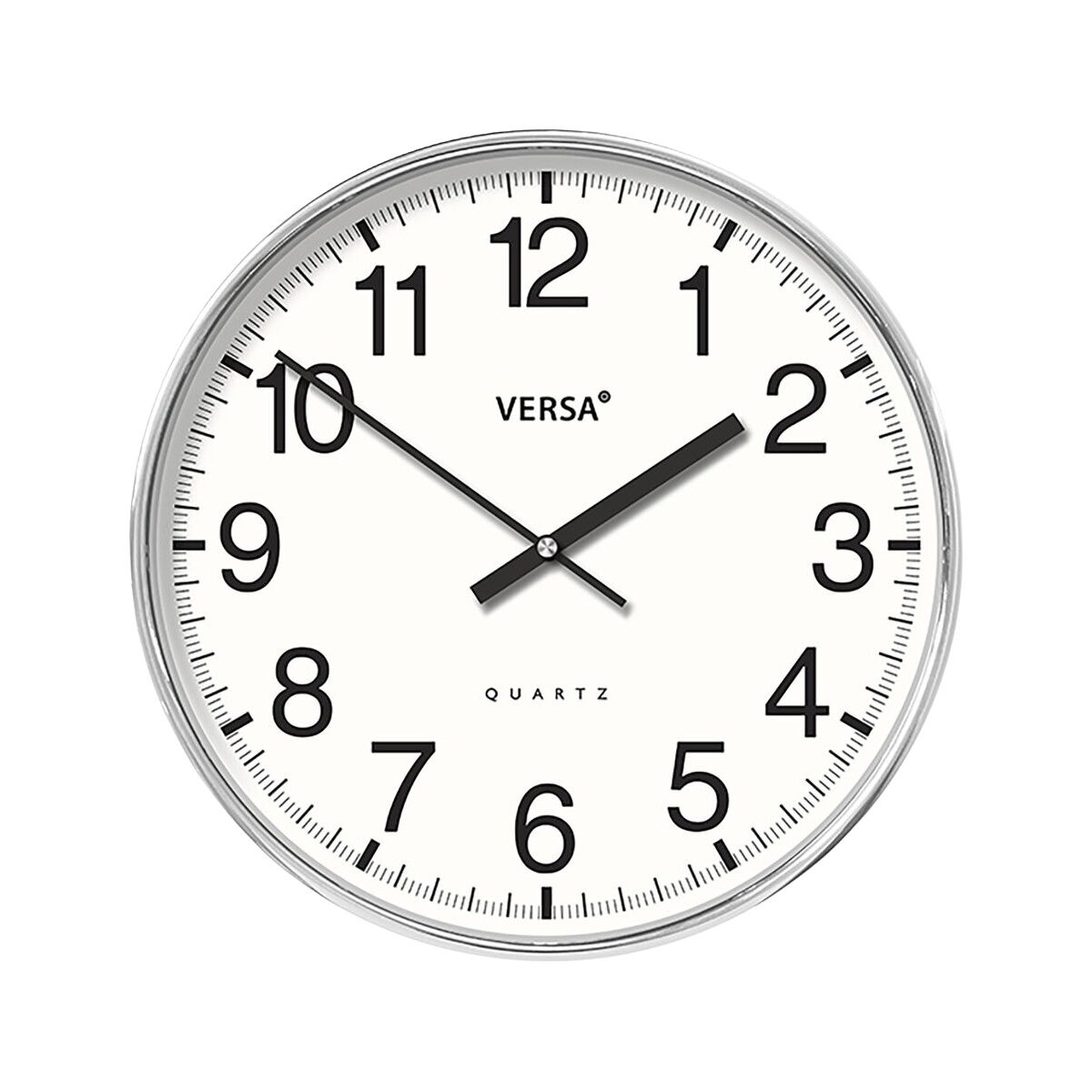 Reloj de Pared Versa Blanco Plástico 4 x 30 x 30 cm