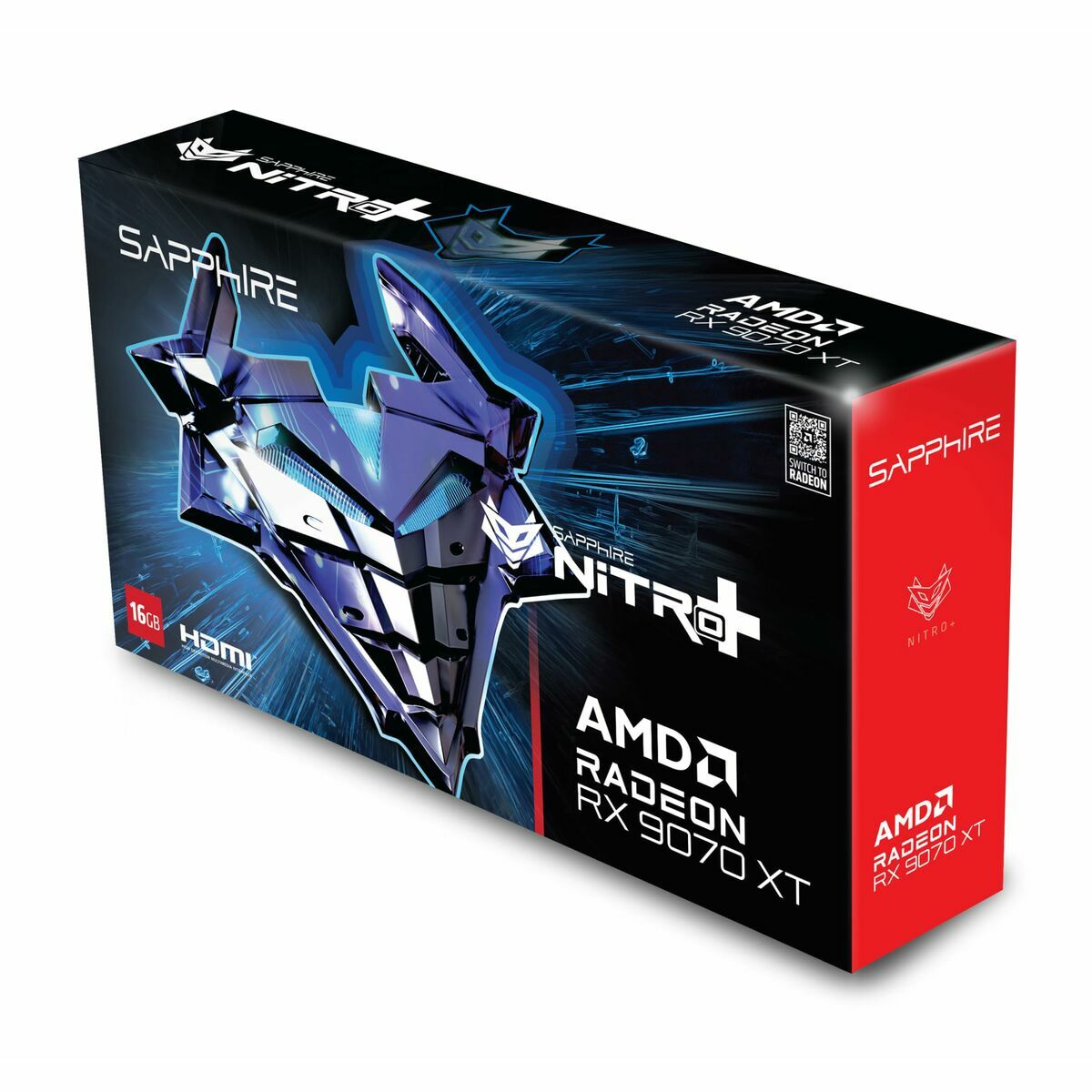 Tarjeta Gráfica Sapphire 11348-01-20G radeon rx 9070 xt 16 GB GDDR6