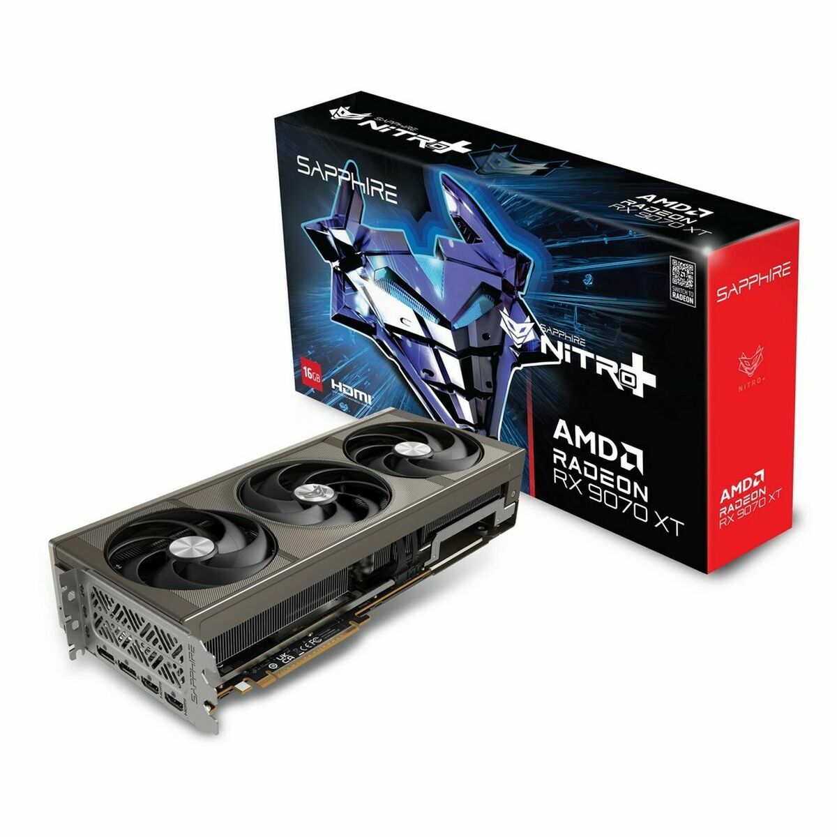 Tarjeta Gráfica Sapphire 11348-01-20G radeon rx 9070 xt 16 GB GDDR6