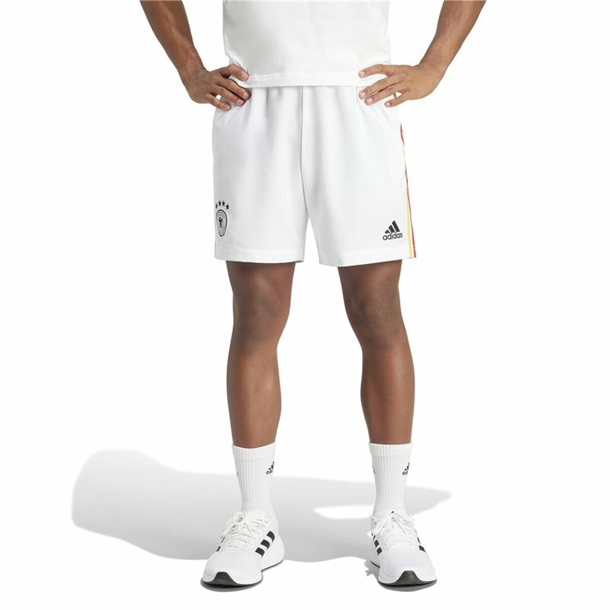 Pantalón Corto Deportivo Adidas Alemania Dna Blanco