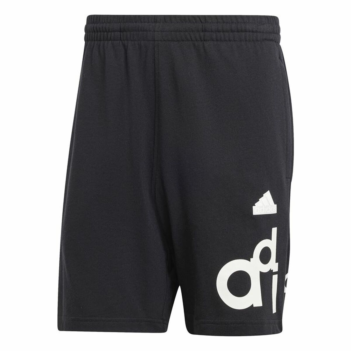 Pantalón Corto Deportivo Adidas Bl Short Q1 Graphic Negro
