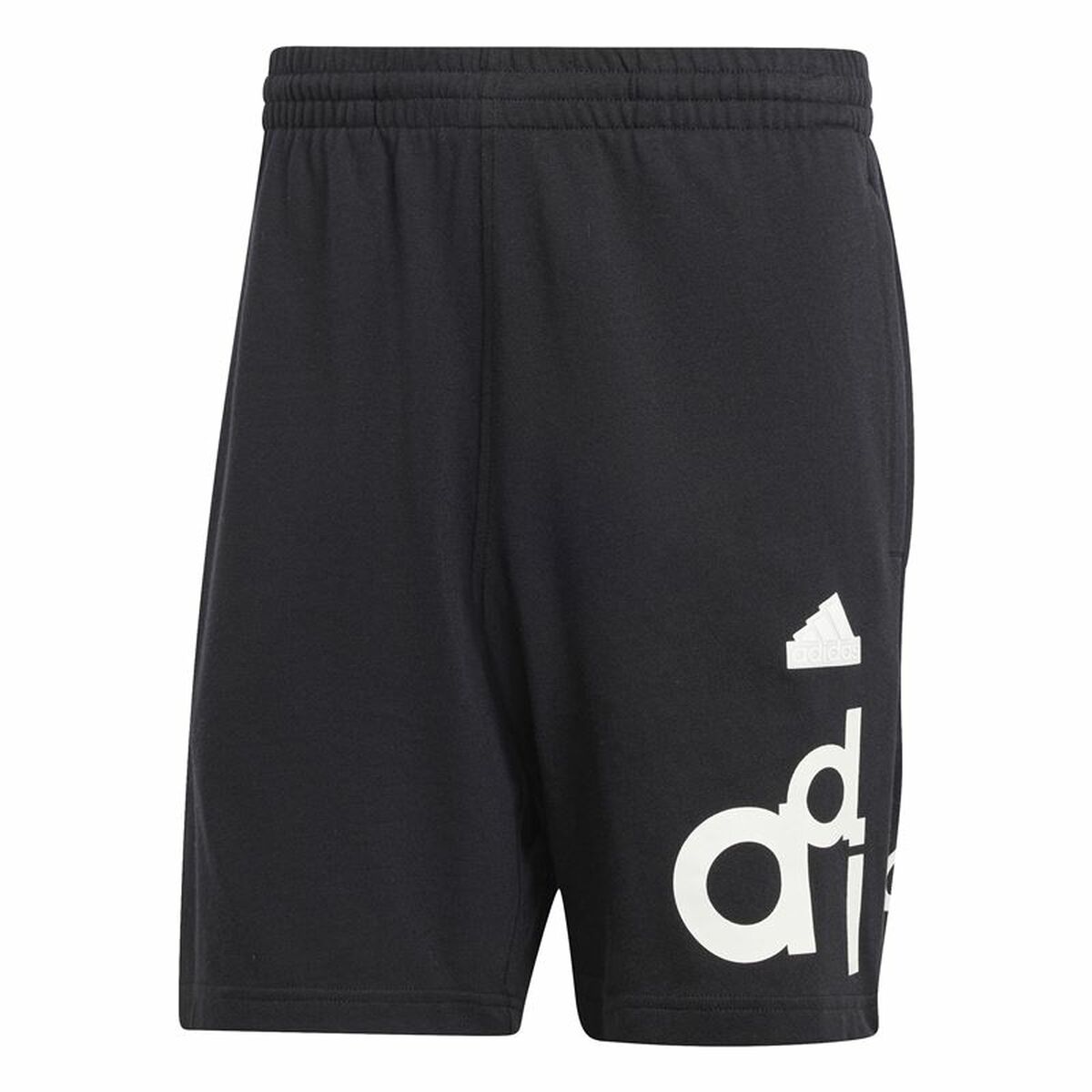Pantalón Corto Deportivo Adidas Bl Short Q1 Graphic Negro