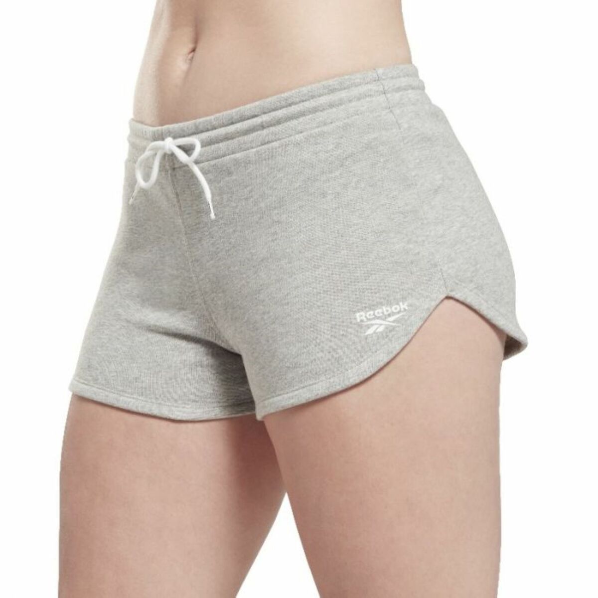 Pantalón Corto Deportivo Reebok Identity French Terry Short Gris