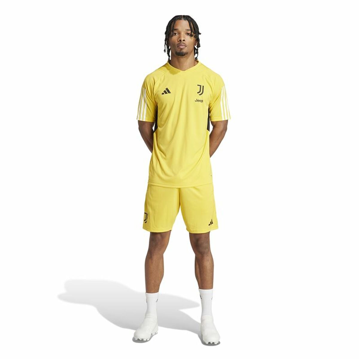 Pantalón Corto Deportivo Adidas Juventus Amarillo