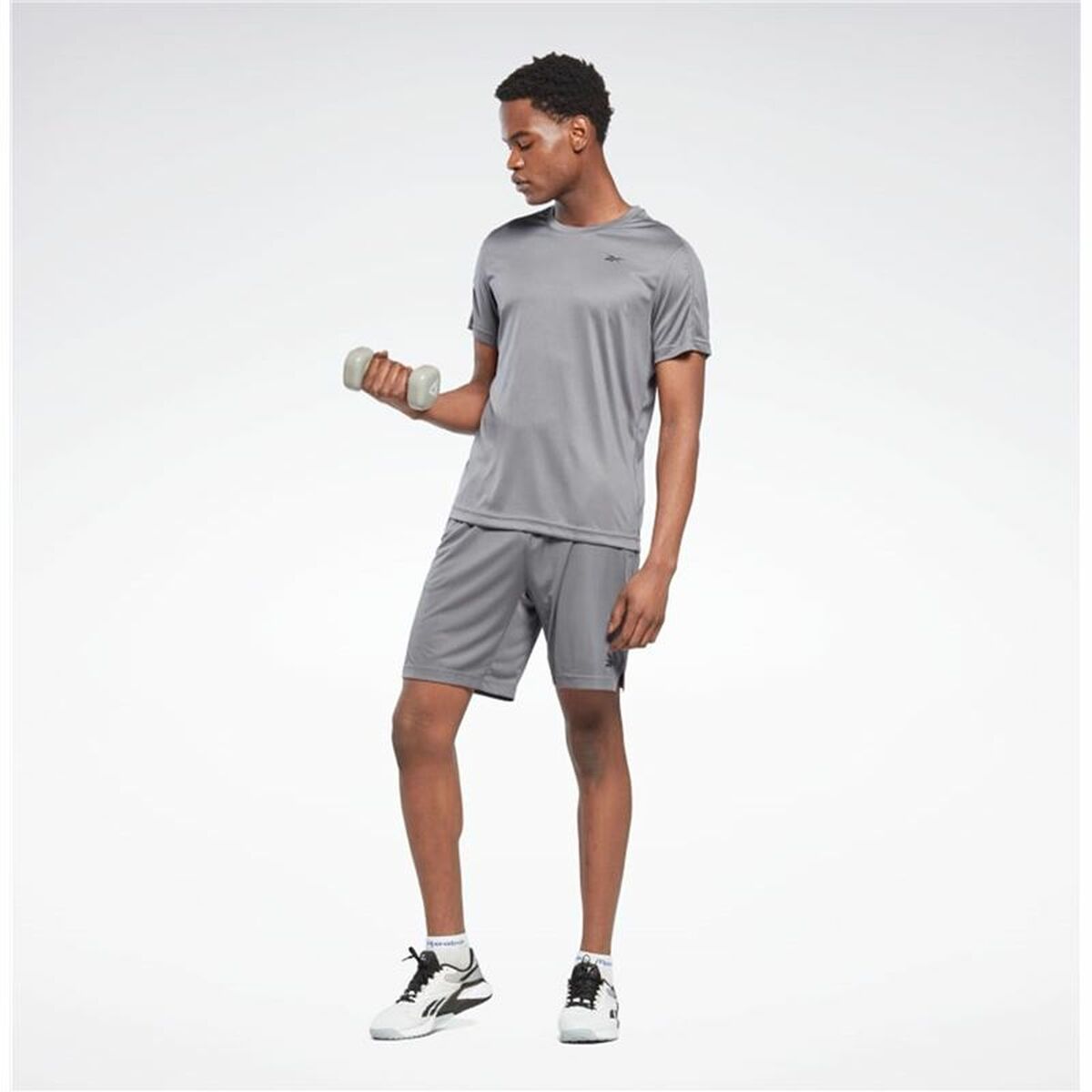 Pantalón Corto Deportivo Reebok Comm Gris