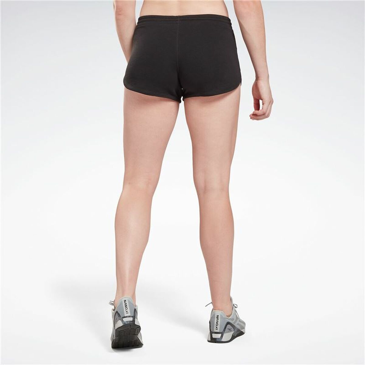 Pantalón Corto Deportivo Reebok Identity French Terry Short Negro