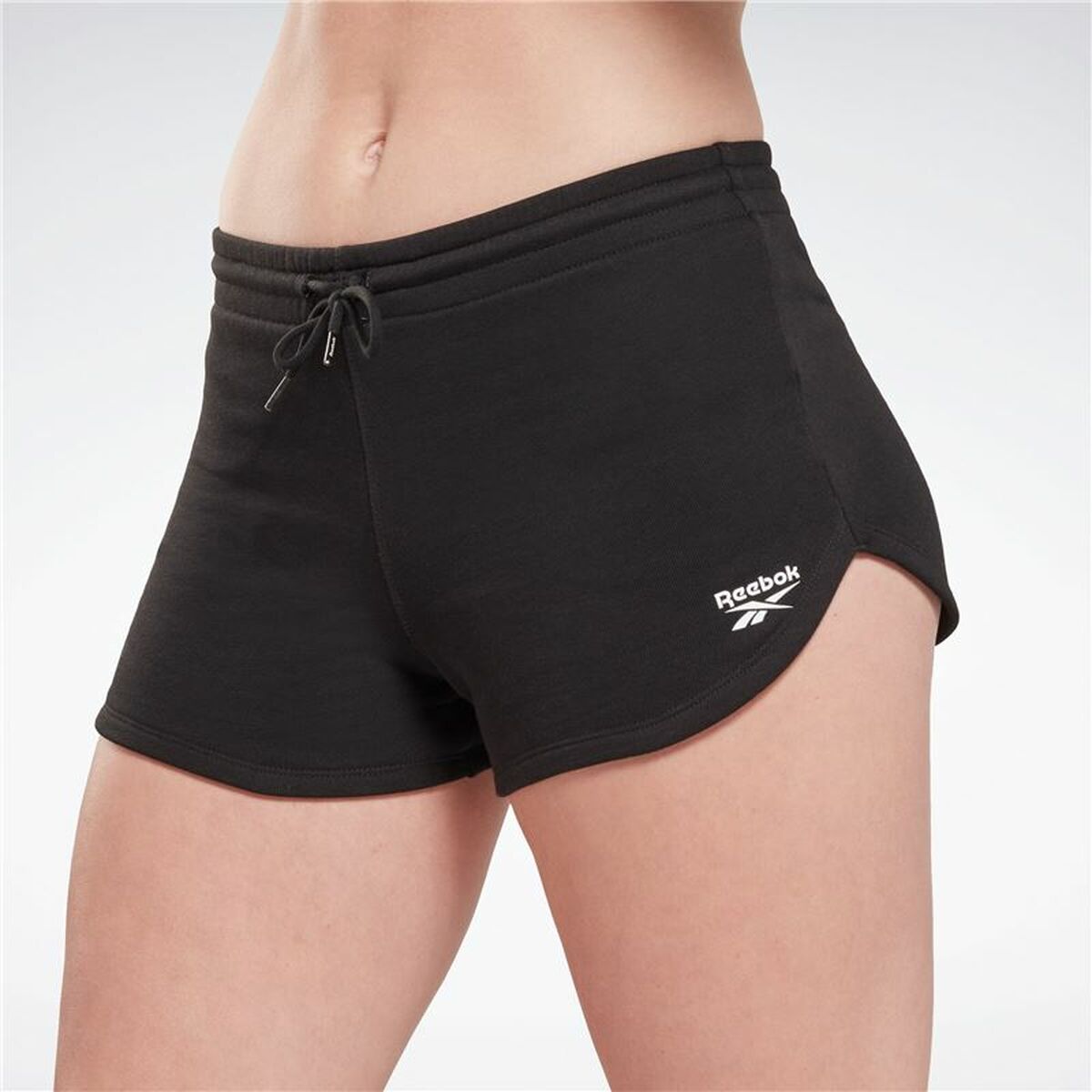 Pantalón Corto Deportivo Reebok Identity French Terry Short Negro