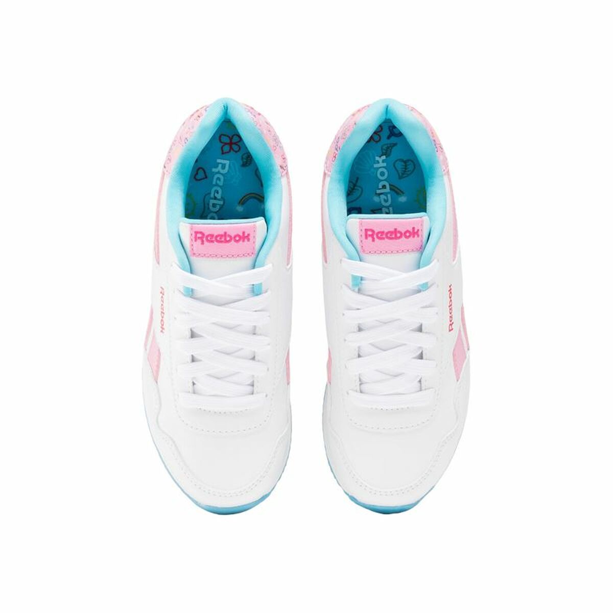 Zapatillas Deportivas Infantiles Reebok Royal Cl Jog 3.0 Blanco Rosa