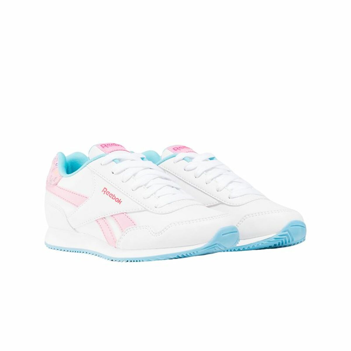 Zapatillas Deportivas Infantiles Reebok Royal Cl Jog 3.0 Blanco Rosa