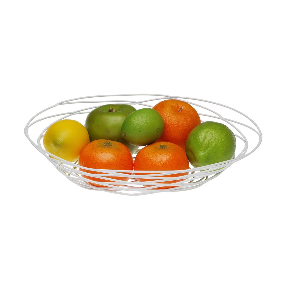 Frutero Versa Blanco Metal Acero 23 X 7 X 31 CM