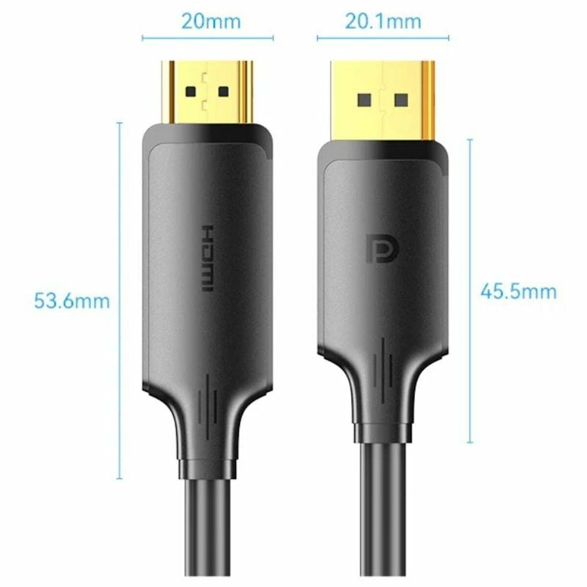 Cable DisplayPort a HDMI Vention HFOBJ 5 m
