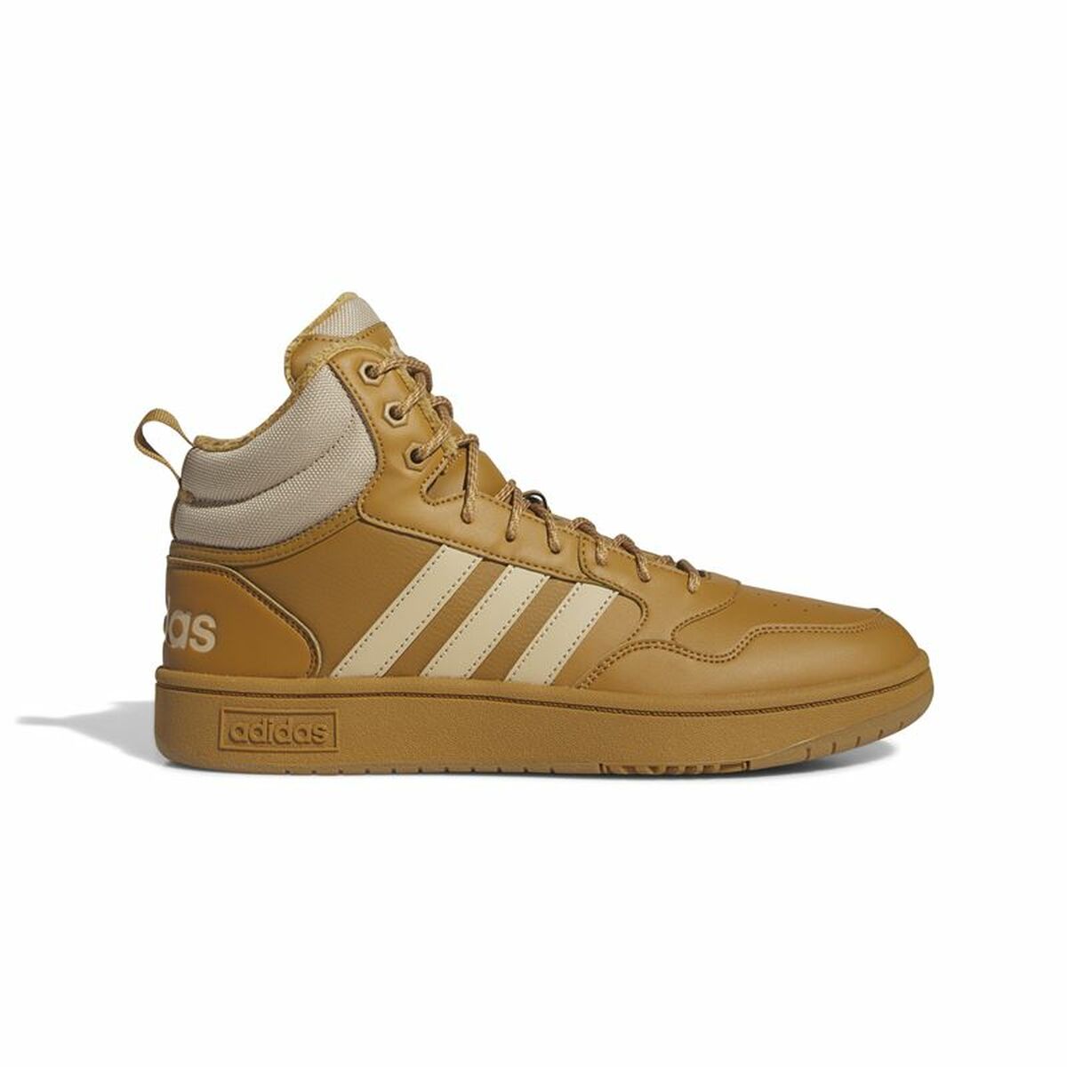 Zapatillas Casual Hombre Adidas Hoops 3.0 Mid Wtr Dorado