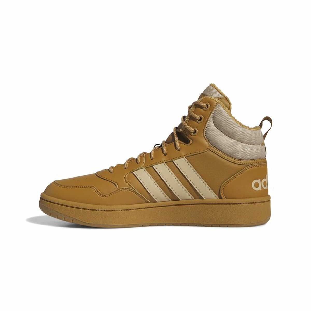 Zapatillas Casual Hombre Adidas Hoops 3.0 Mid Wtr Dorado