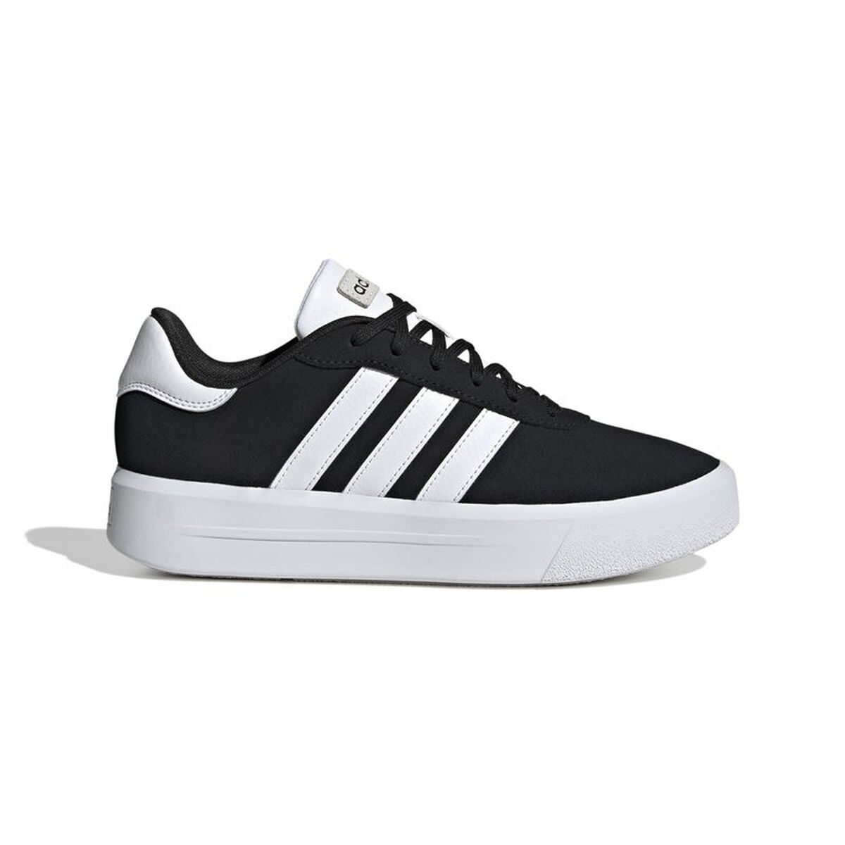 Zapatillas Deportivas Mujer Adidas Court Platform Suede Negro