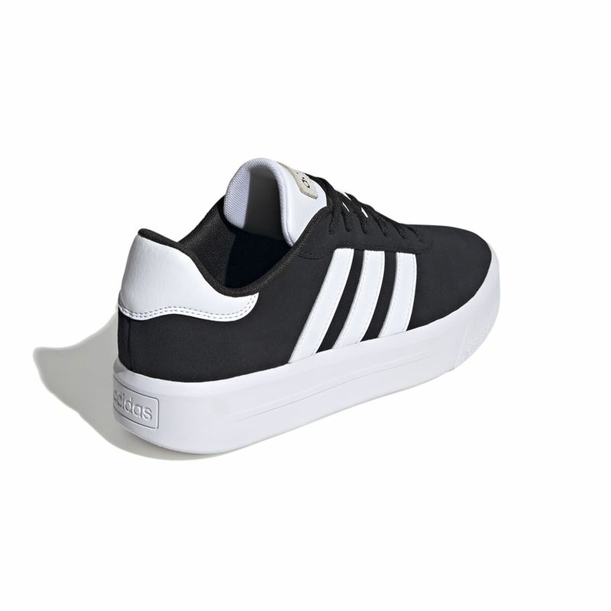 Zapatillas Deportivas Mujer Adidas Court Platform Suede Negro