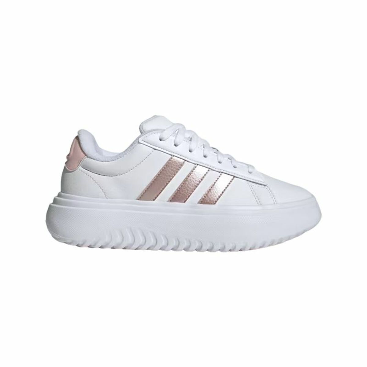 Zapatillas Deportivas Mujer Adidas Grand Court Platform Blanco