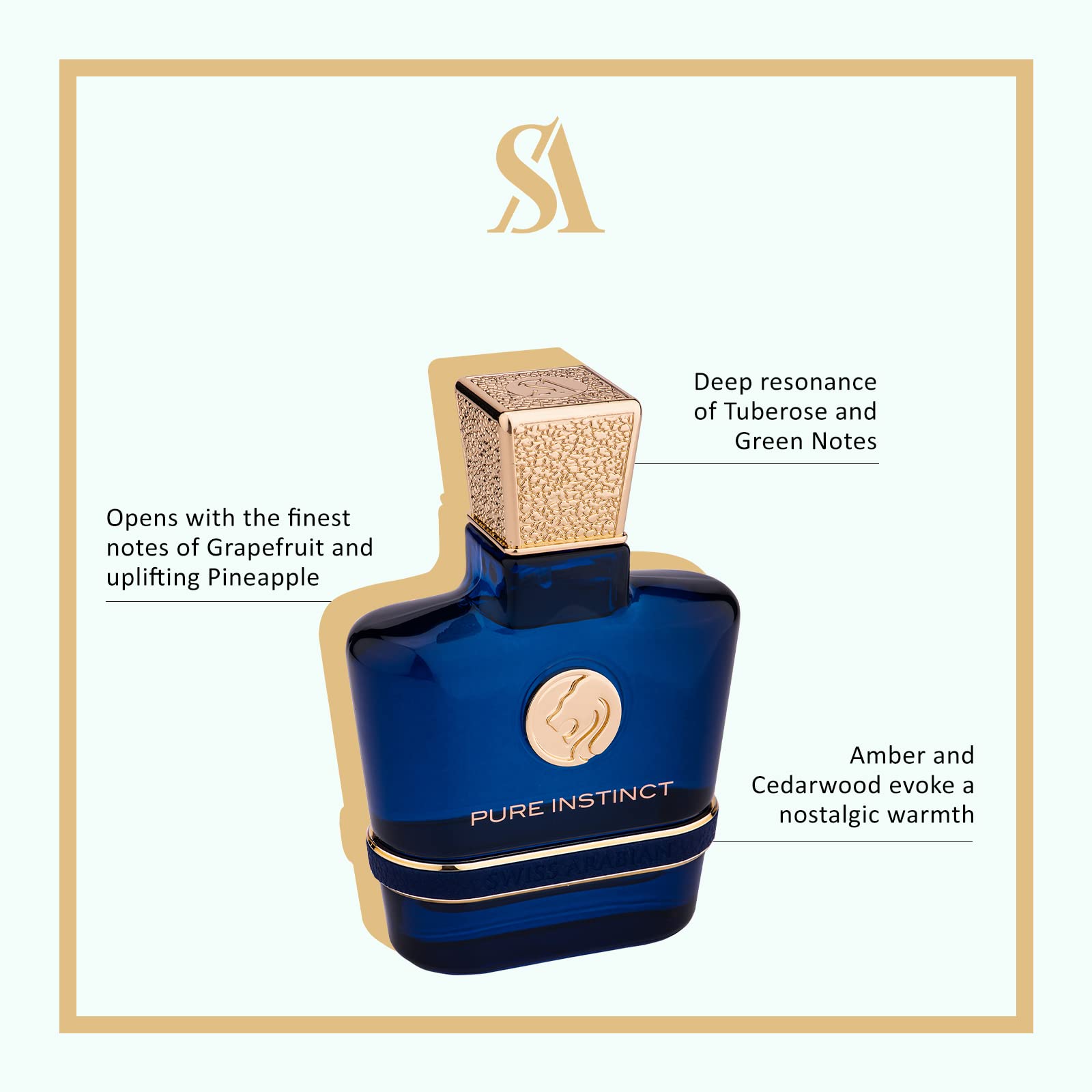 Perfume Hombre Swiss Arabian PURE INSTINCT