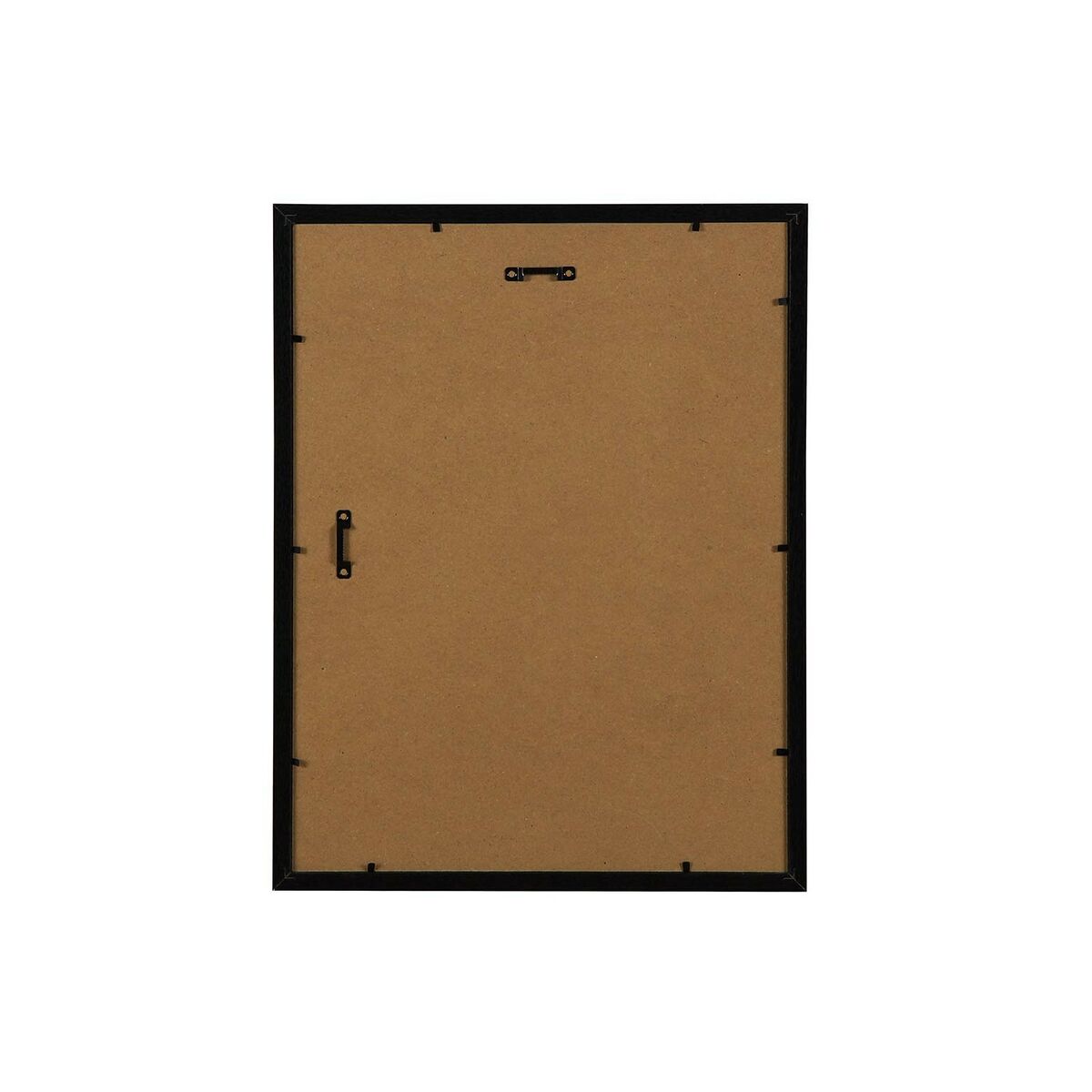 Portafotos Versa Negro Madera MDF Vintage