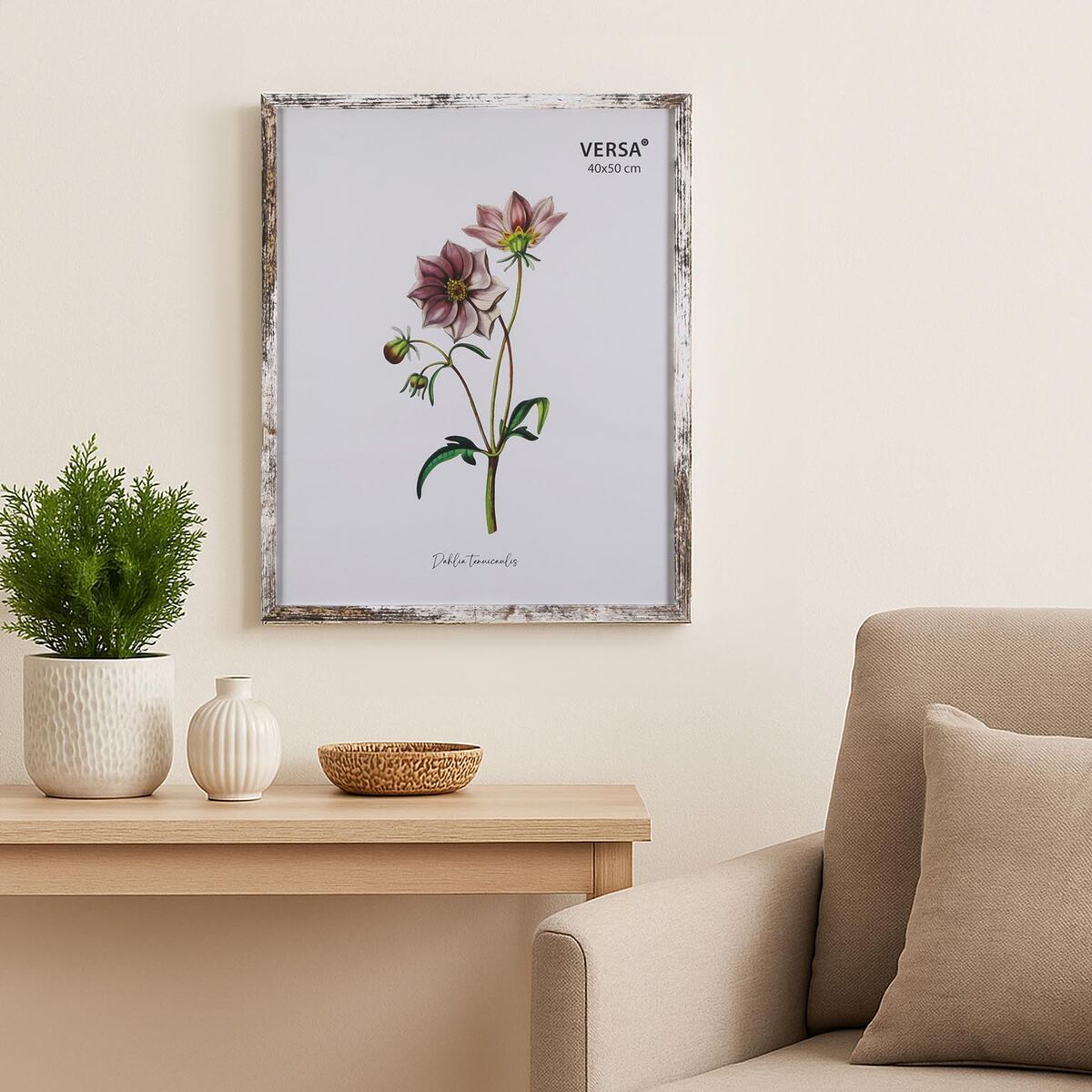 Portafotos Versa Madera MDF Vintage