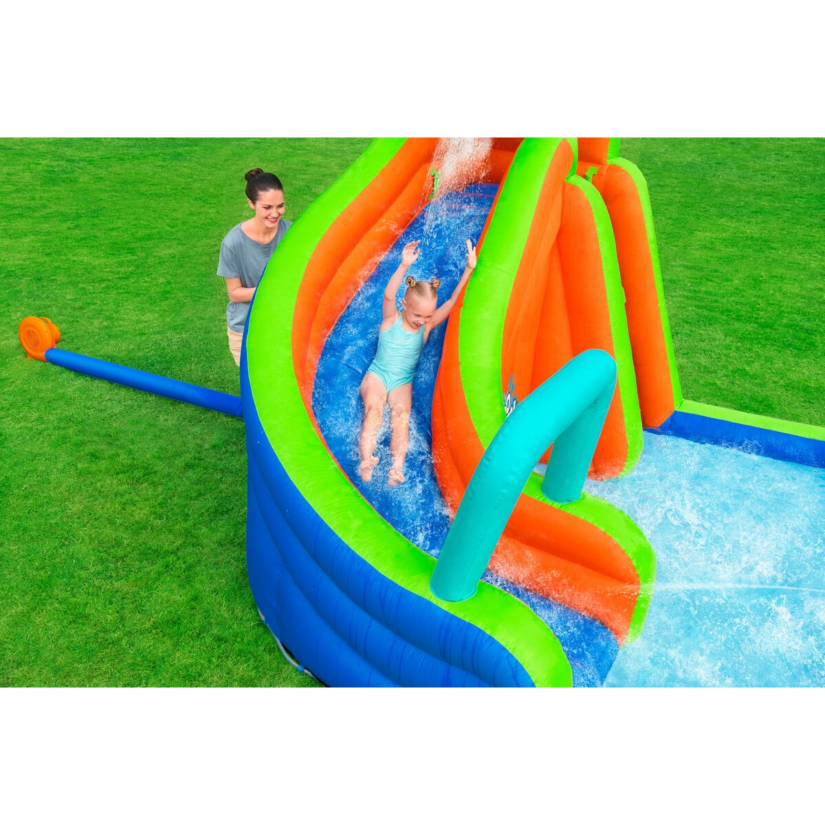 Bestway Piscina Parque Aquatico Hinchable 365x320x240 cm + 5 Años Jardin 53408
