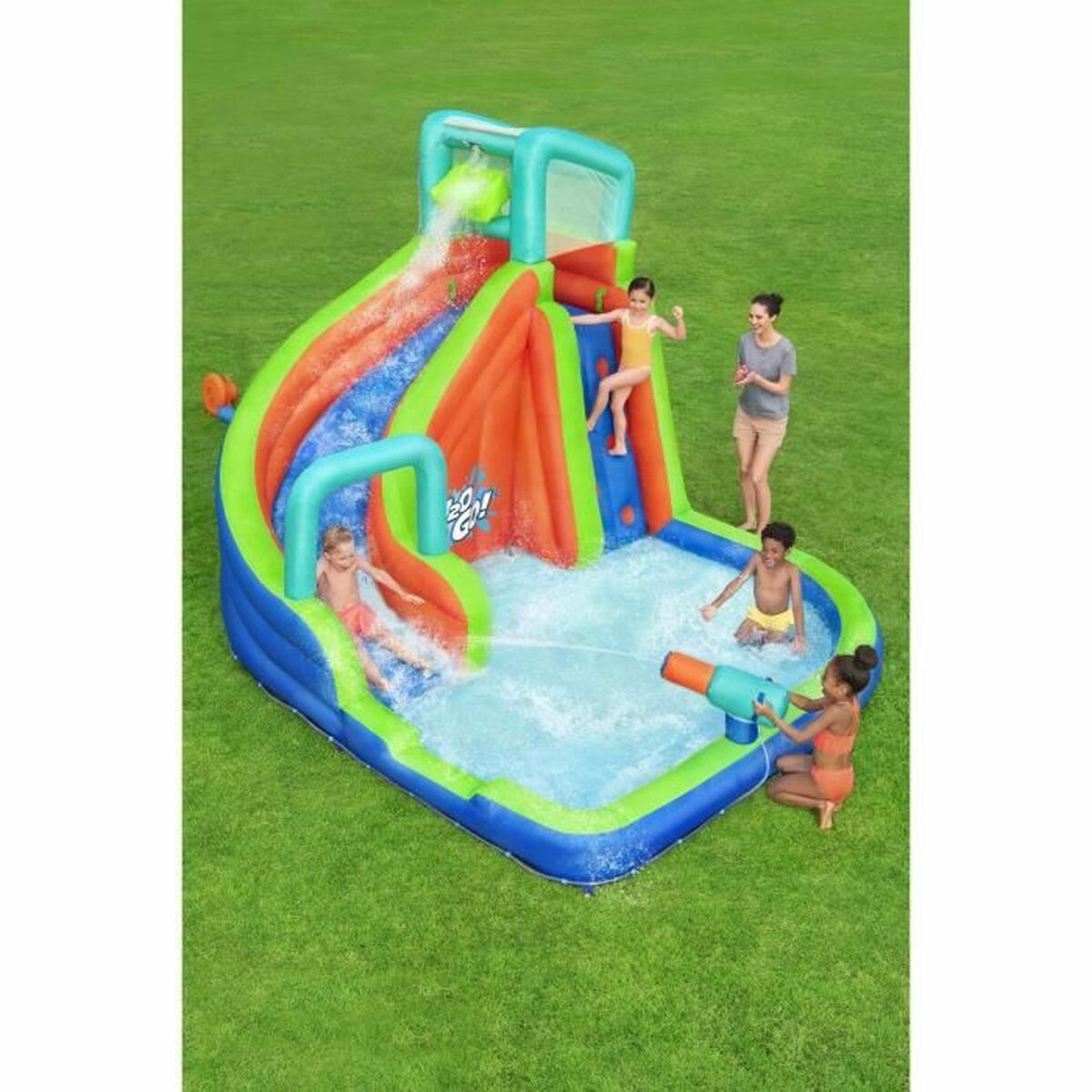 Bestway Piscina Parque Aquatico Hinchable 365x320x240 cm + 5 Años Jardin 53408
