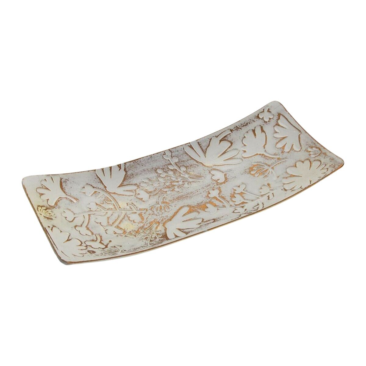 Centro de Mesa Versa Marrón Madera MDF 16 x 4,5 x 38,5 cm Flores